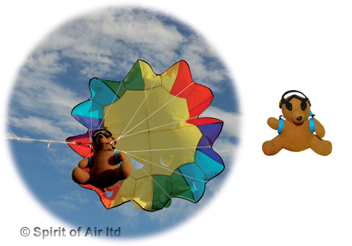 Spirit Of Air, Parachute Ted, Single Line Kite