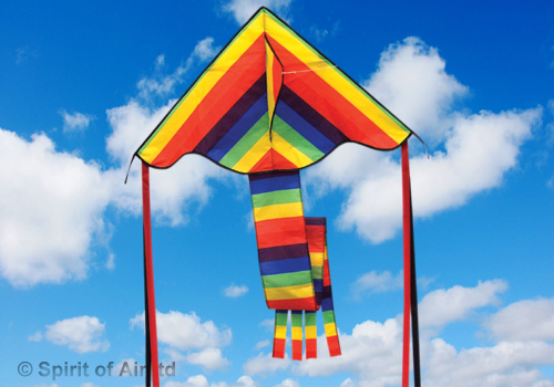 Spirit Of Air, Super Rainbow Flyer, Single Line Kite