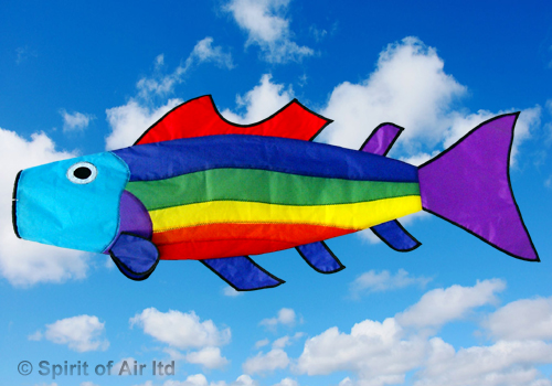 Spirit Of Air, Rainbow Fish Windsock, Tails & Twisters