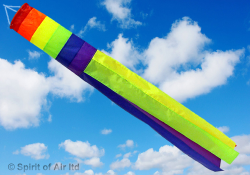 Spirit Of Air. Rainbow Windsock