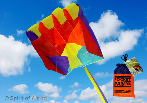 Spirit Of Air, Pocket Parafoil, Single Line Kite