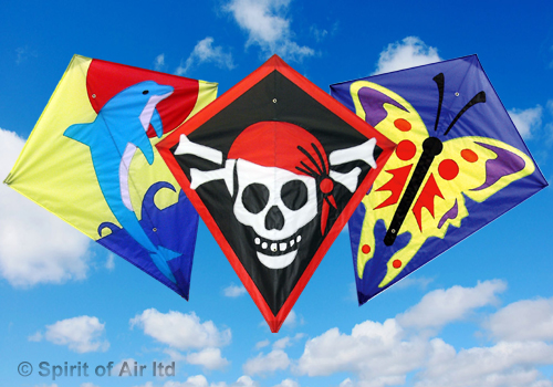Spirit Of Air, Graphic Diamonds, Pirate, Dolphin, Butterfly